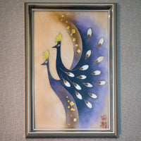Shippo Cliosonnne Enamel artpanel "peacock"