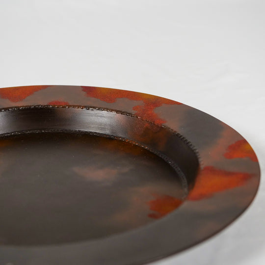 Kanshitsu plate [Iron rust]