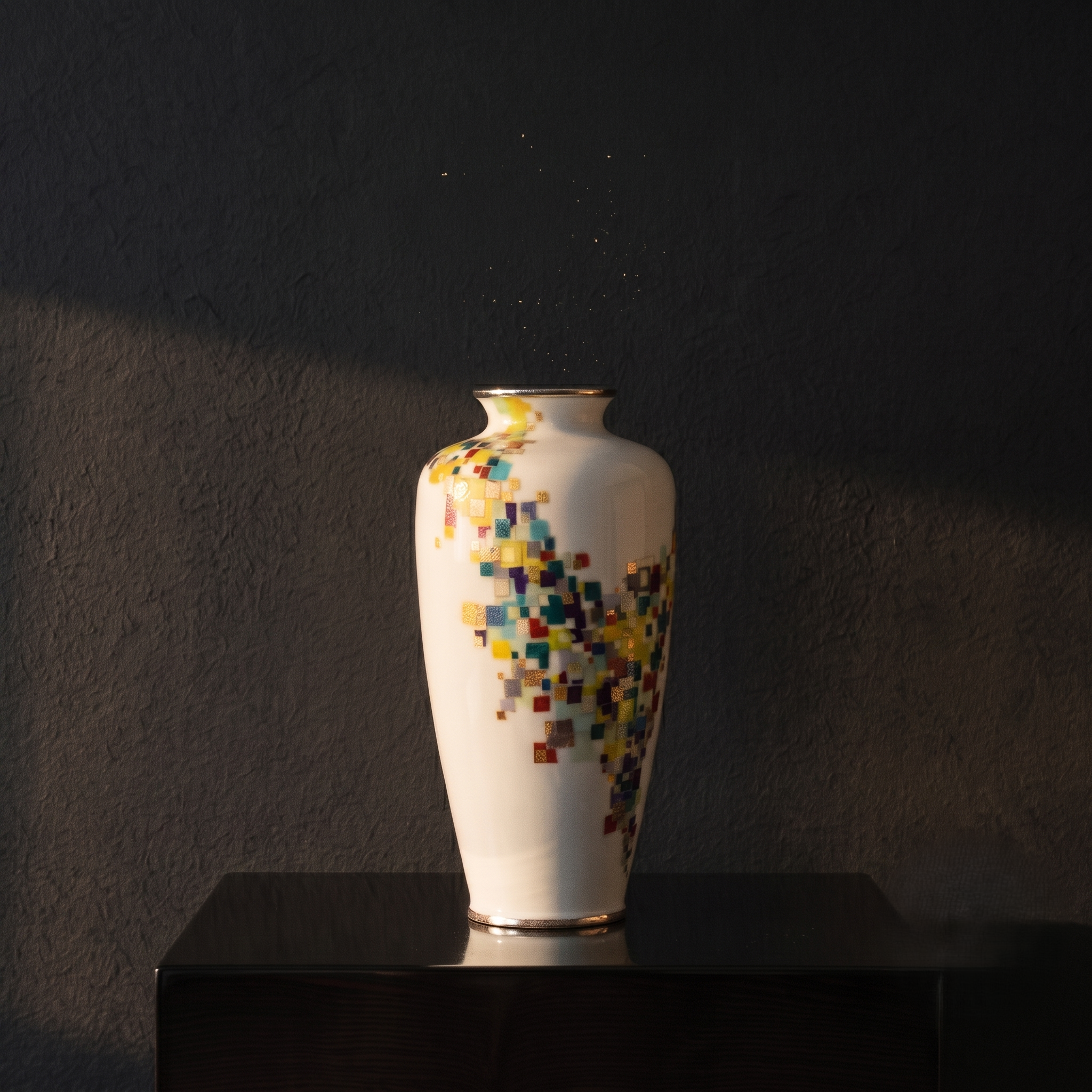 七宝花瓶「PRISM SHIFT-01」/Cloisonné Vase “PRISM SHIFT-01”